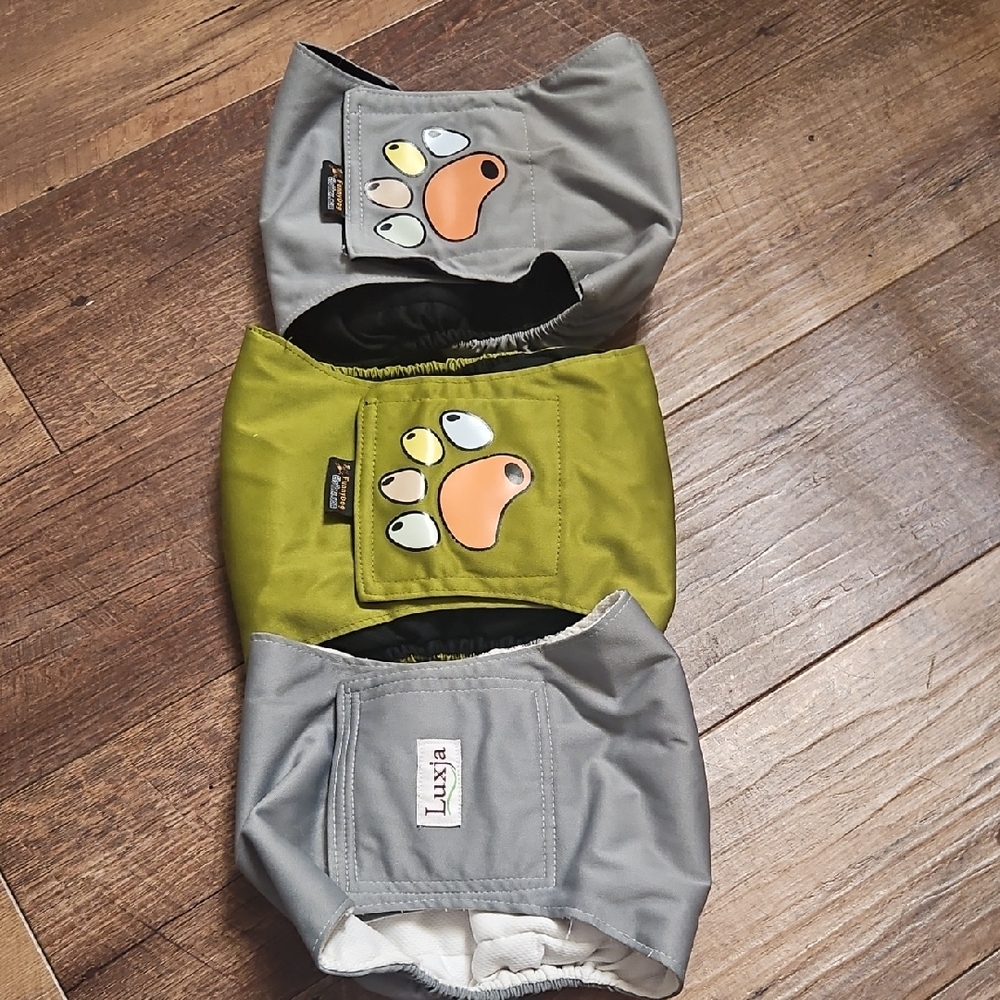 3Pack: Reusable Dog Diapers Male Washable Belly Bands